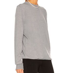 WARDROBE.NYC Gray Sweater Crew Medium M $395 Wool
